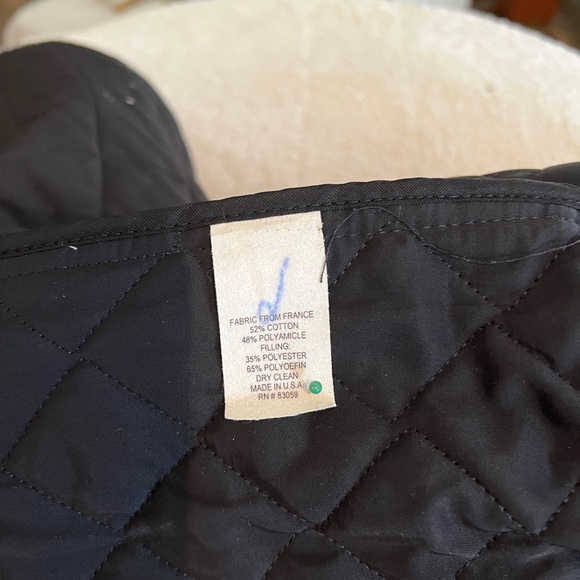 Black Supply & Demand Quilted Jacket , Checker Pi[ping,  W/Snap Button Closure - Picture 8 of 8